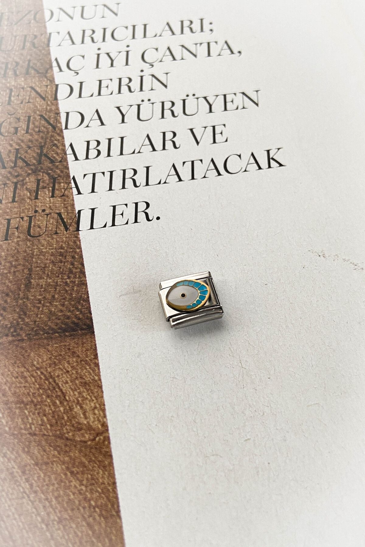 İtalyan Bileklik Çelik Charm 5 Farklı Model