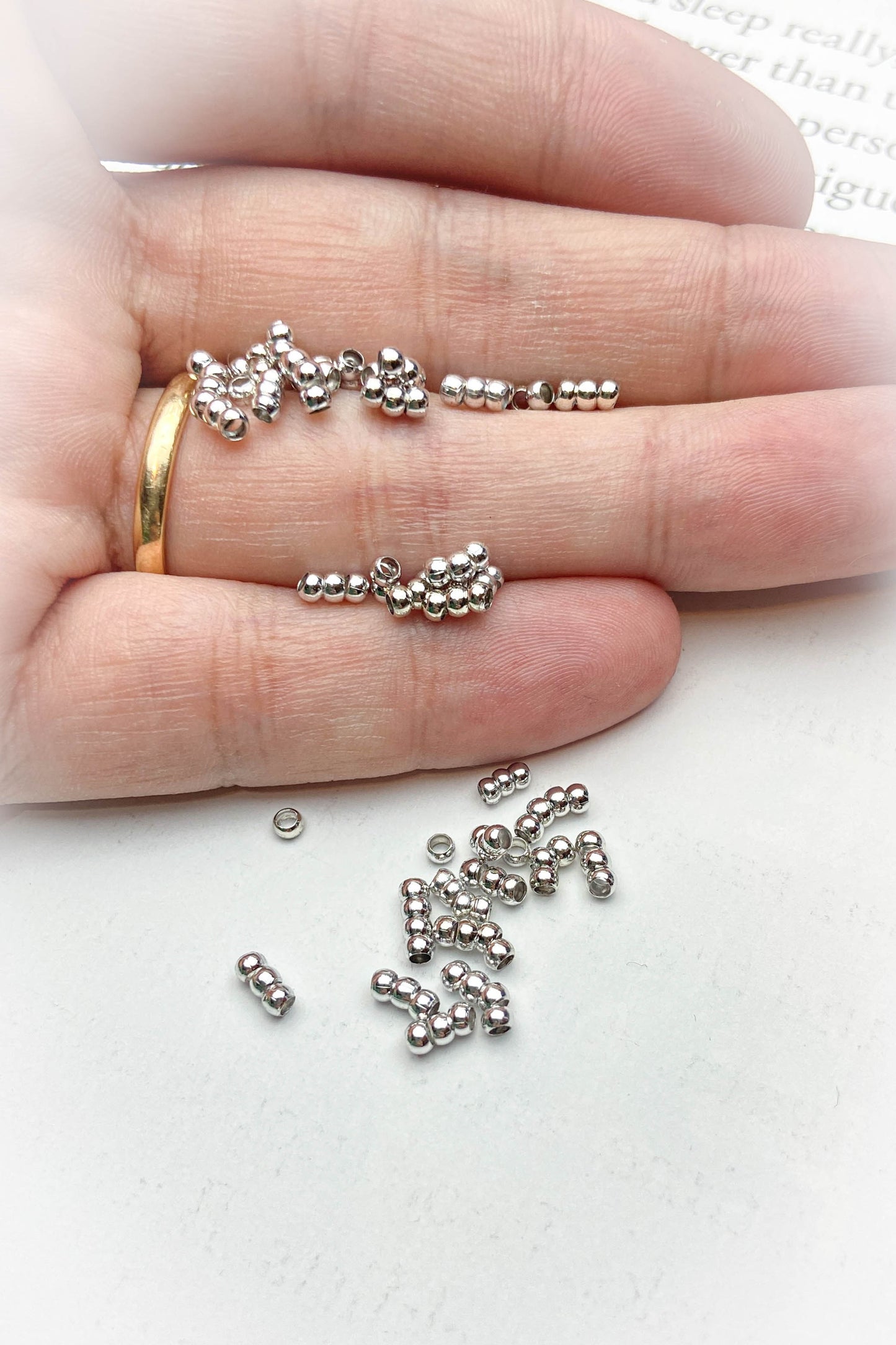 Bit Kapama Boncuk Rodyum Kaplama