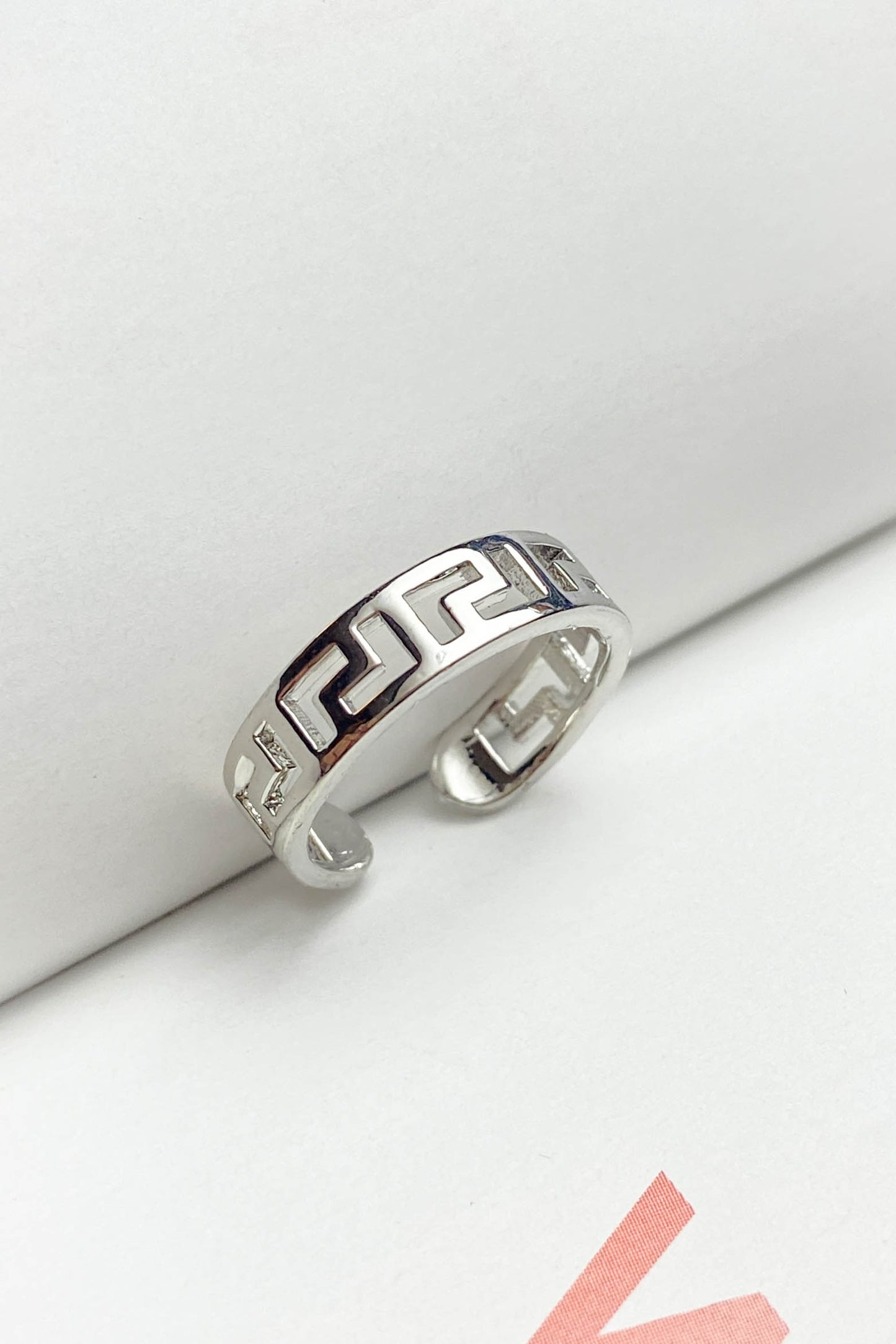 Pirinç Döküm Yüzük Labirent Gold Silver