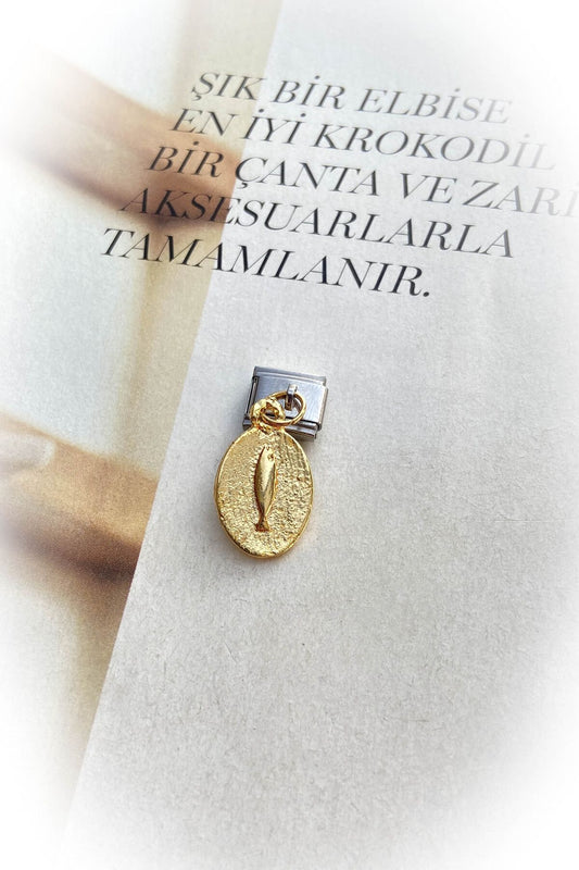 Altın Renk Kararmaz İtalyan Bileklik Charm 9 Farklı Model