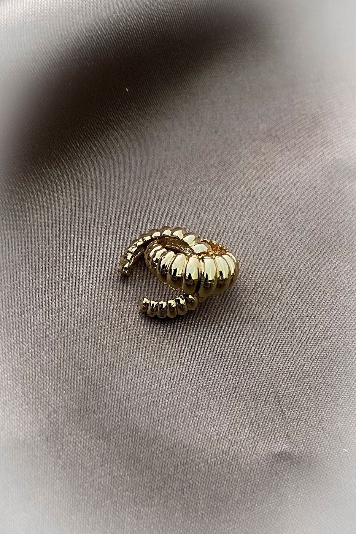 Çift (2 adet) Bombeli Kruvasan Kıkırdak Küpe Ear Cuff