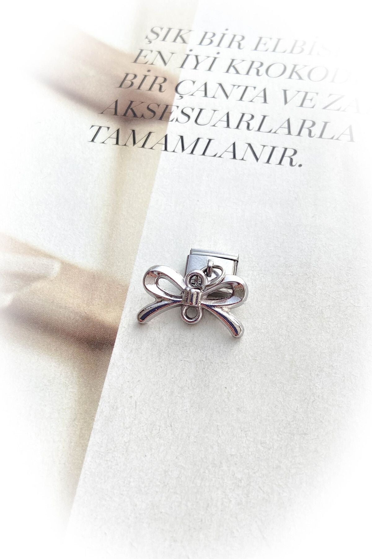 Gümüş Renk Kararmaz İtalyan Bileklik Charm 12 Farklı Model