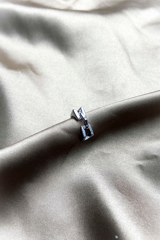 Çelik Kıkırdak Küpe 925 Gümüş Kaplama Ear Cuff Kadın Küpe
