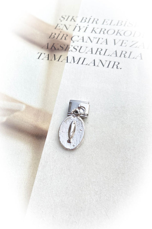 Gümüş Renk Kararmaz İtalyan Bileklik Charm 12 Farklı Model