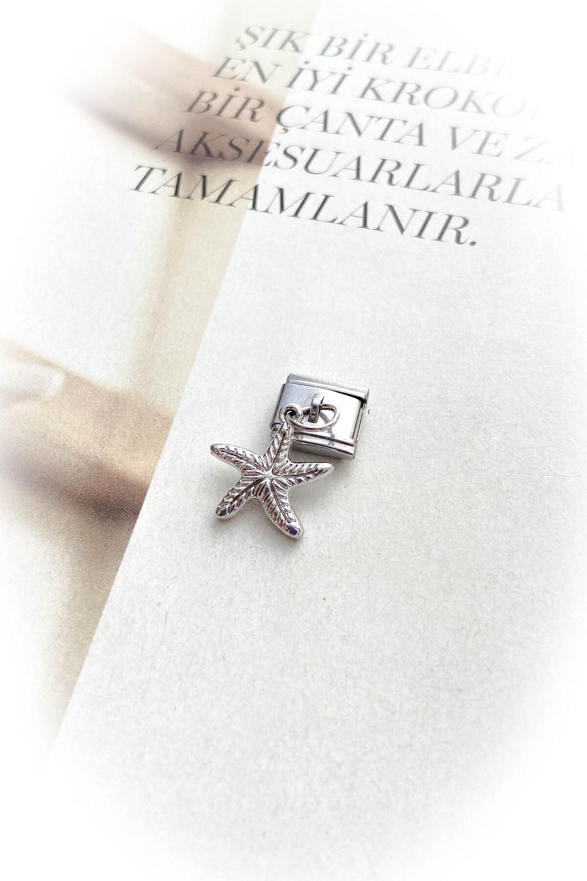 Gümüş Renk Kararmaz İtalyan Bileklik Charm 12 Farklı Model