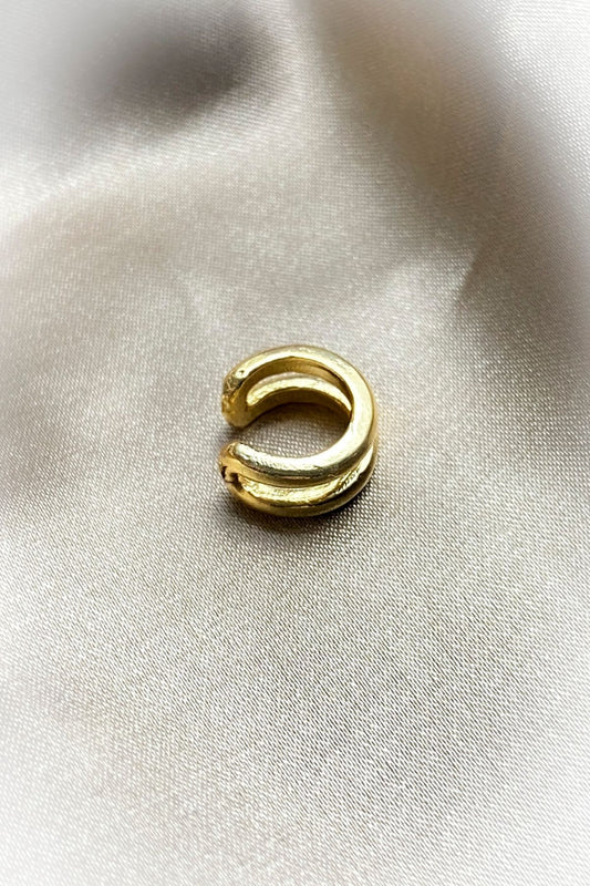 Halka Kıkırdak Küpe Rodyum Kaplama Ear Cuff Kadın Küpe