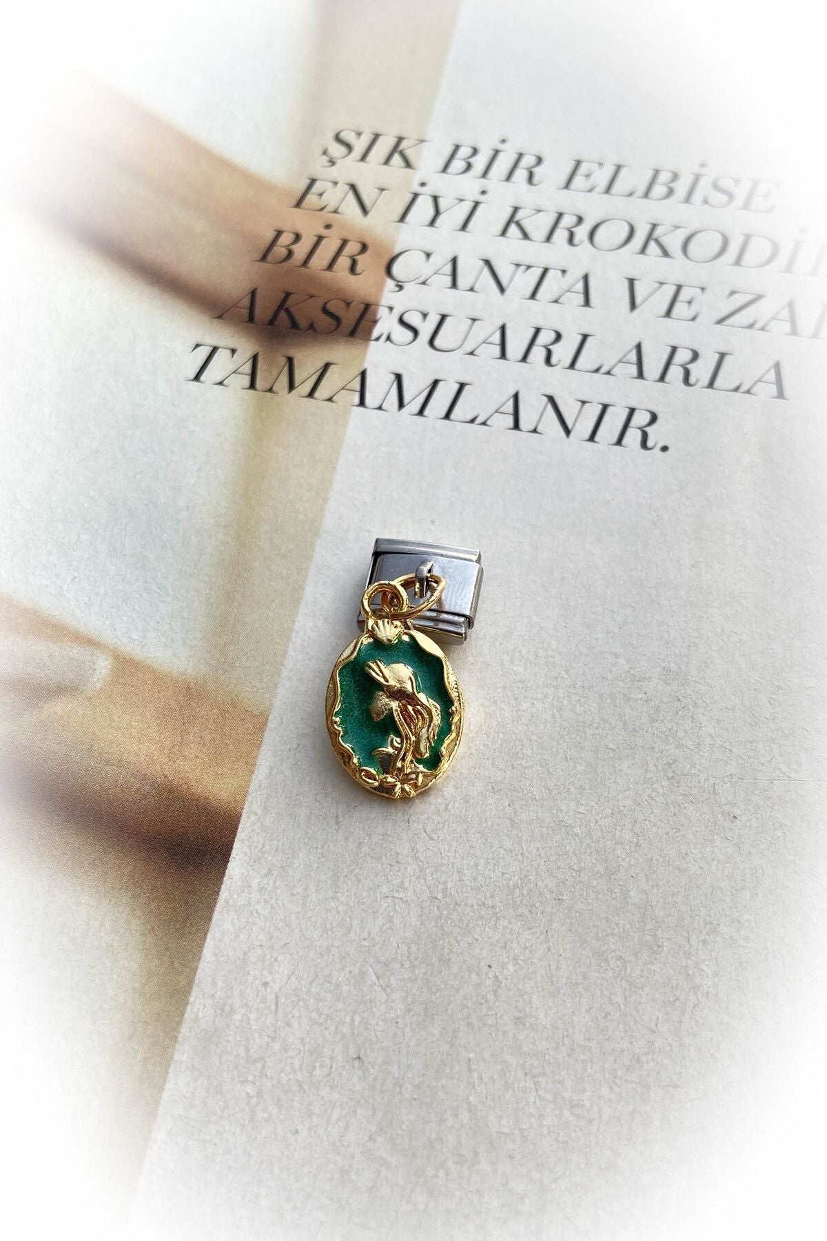 Altın Renk Kararmaz İtalyan Bileklik Charm 9 Farklı Model