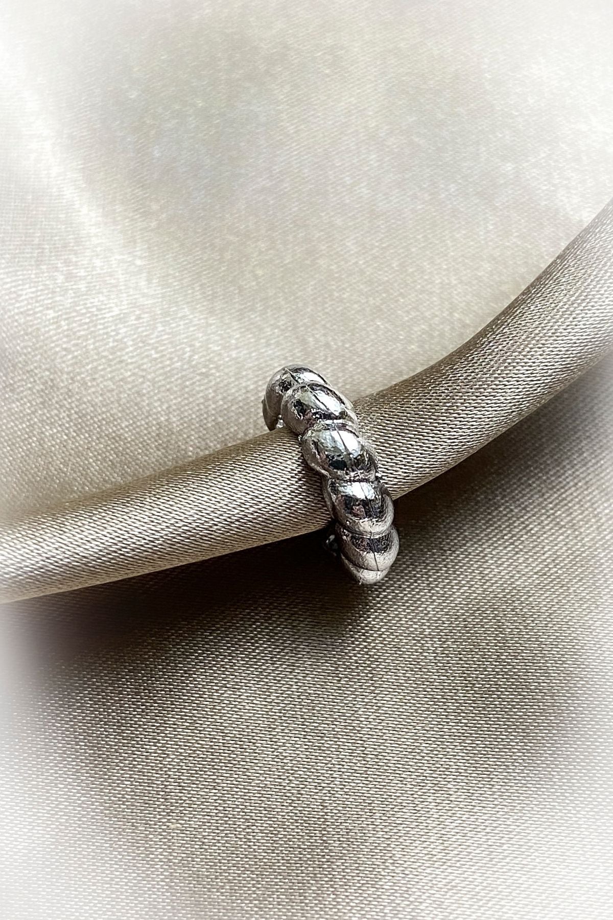 Bombeli Top Kıkırdak Küpe 925 Gümüş Kaplama Ear Cuff Kadın Küpe