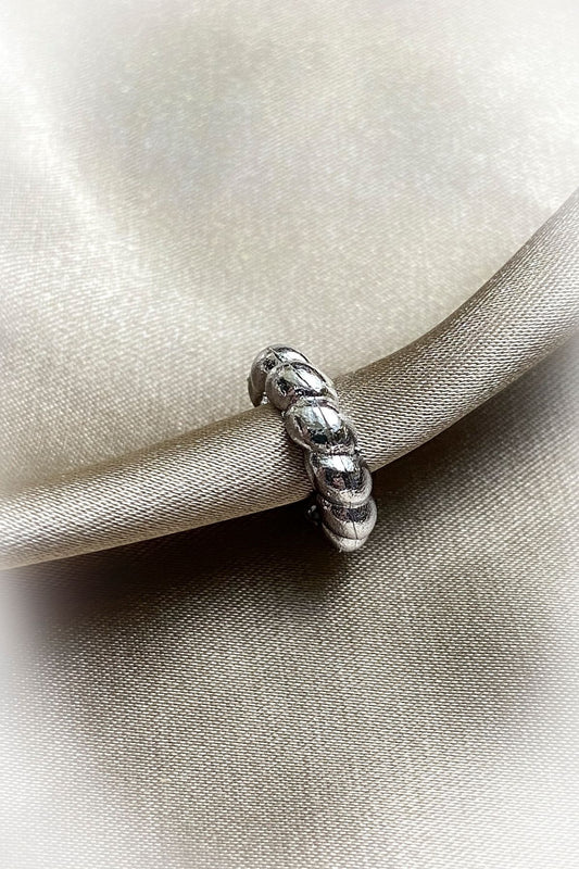 Bombeli Top Kıkırdak Küpe 925 Gümüş Kaplama Ear Cuff Kadın Küpe