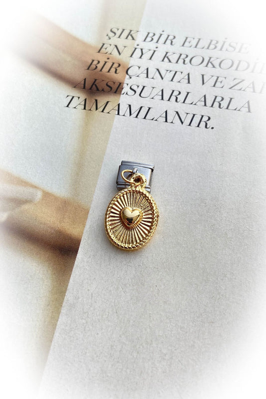 Altın Renk Kararmaz İtalyan Bileklik Charm 9 Farklı Model