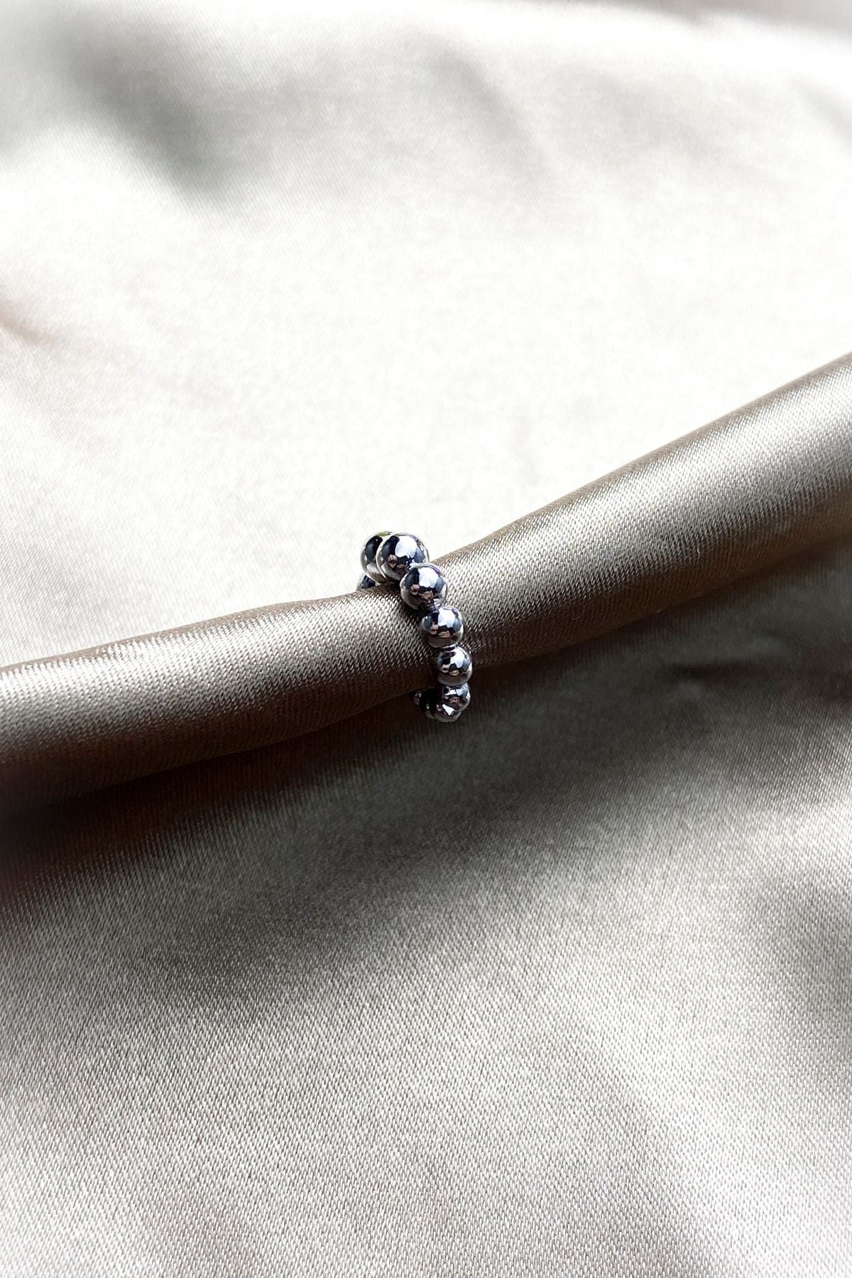 Bombeli Top Küçükten Büyüğe Kıkırdak Küpe 925 Gümüş Kaplama Ear Cuff Kadın Küpe Çelik