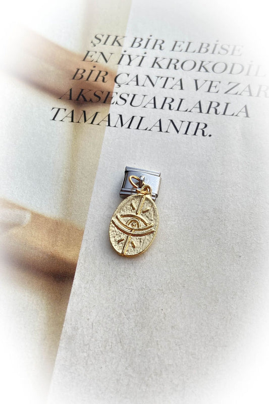 Altın Renk Kararmaz İtalyan Bileklik Charm 9 Farklı Model