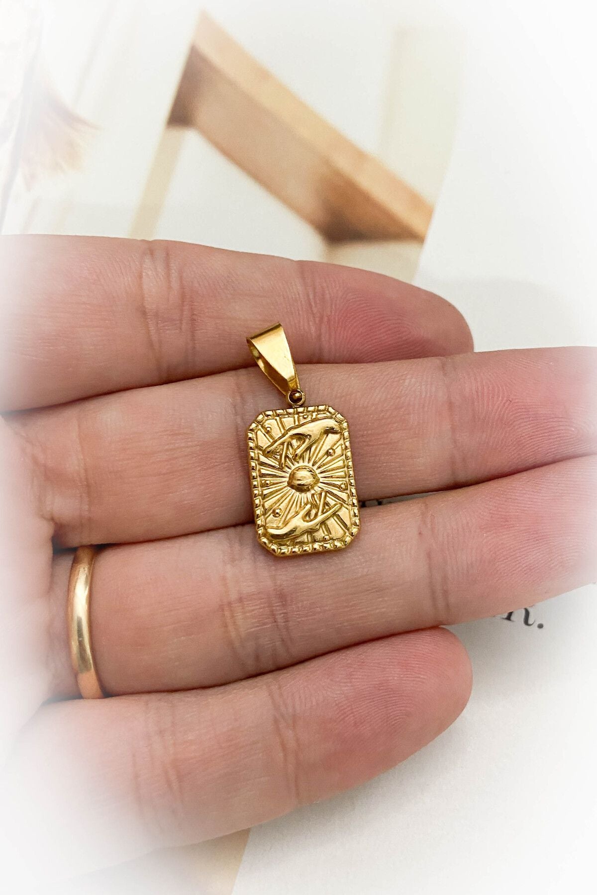 Altın Kaplama Kolye Ucu 4 Farklı Model Seçeneği