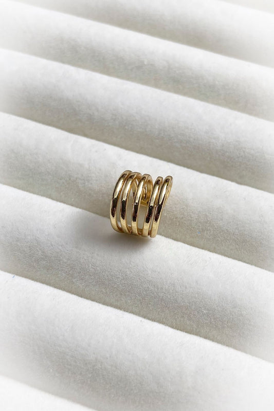 Çok Sıralı Kıkırdak Küpe 925 Gümüş Kaplama Ear Cuff Kadın Küpe Çelik
