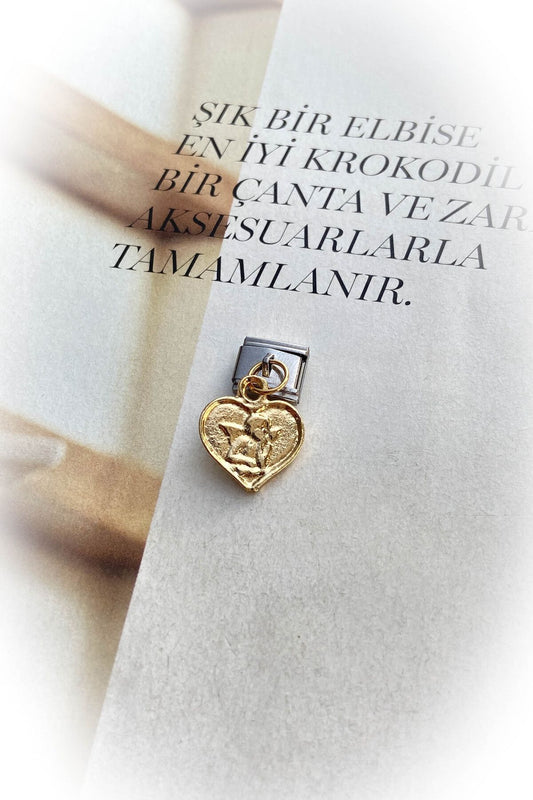 Altın Renk Kararmaz İtalyan Bileklik Charm 9 Farklı Model