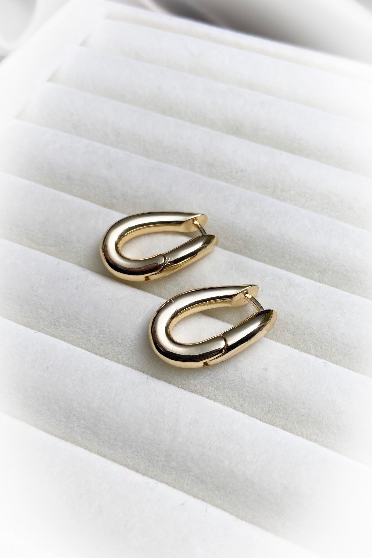 Sonsuzluk Halka Küpe altın gold gümüş renk