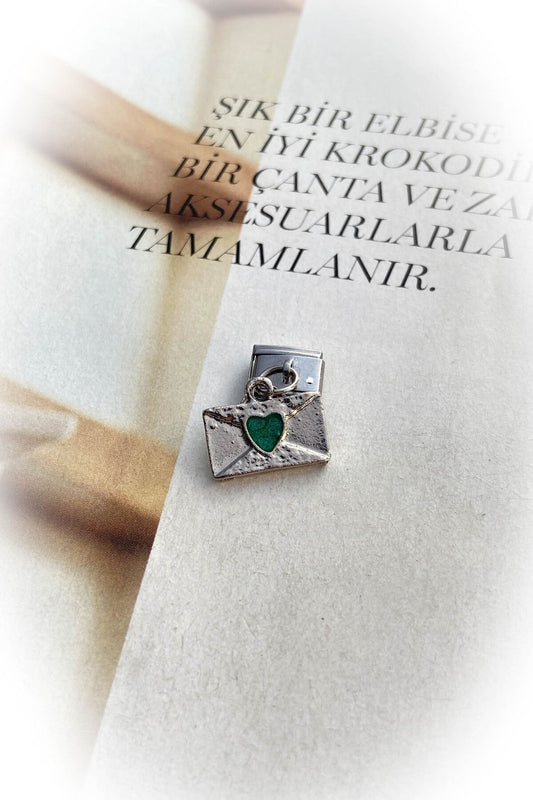 Gümüş Renk Kararmaz İtalyan Bileklik Charm 12 Farklı Model