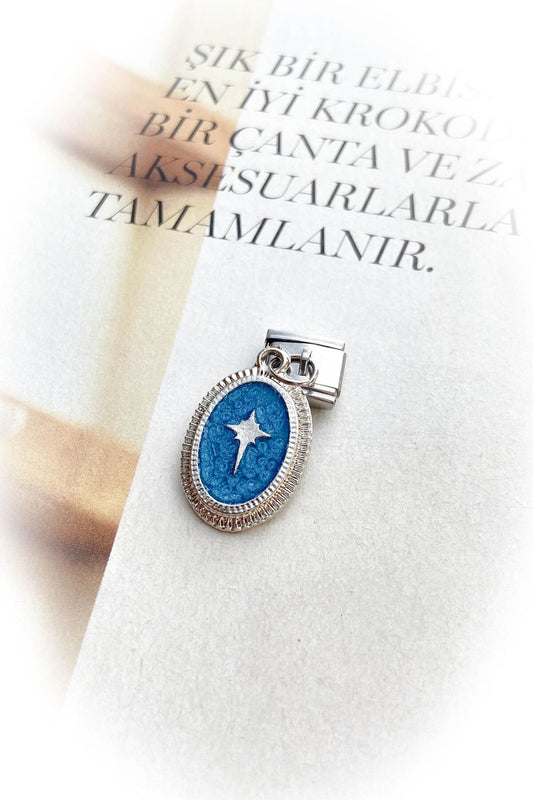Gümüş Renk Kararmaz İtalyan Bileklik Mineli Charm 27 Farklı Model