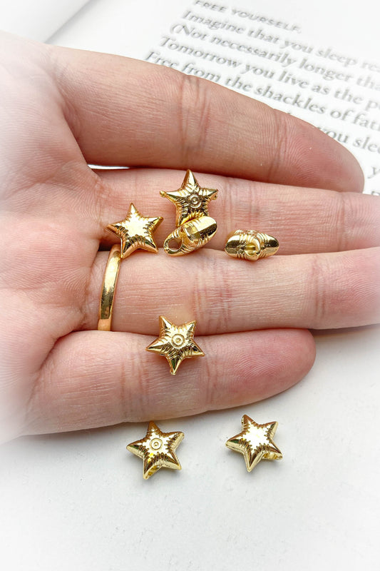 Kaplama Bileklik Ara Aparatı - Çizgili Yıldız