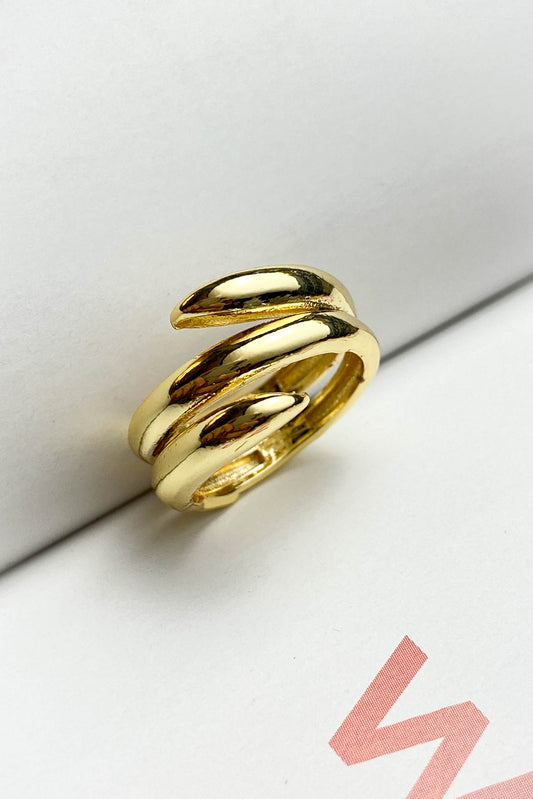 Pirinç Döküm Sarmal 3 Sıra Yüzük Ayarlı