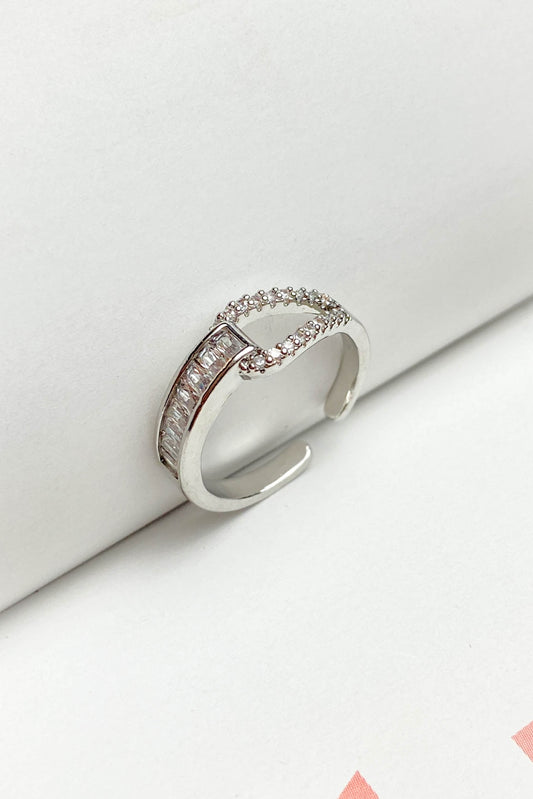 Pirinç Döküm Yüzük Taşlı Düğüm Yüzük