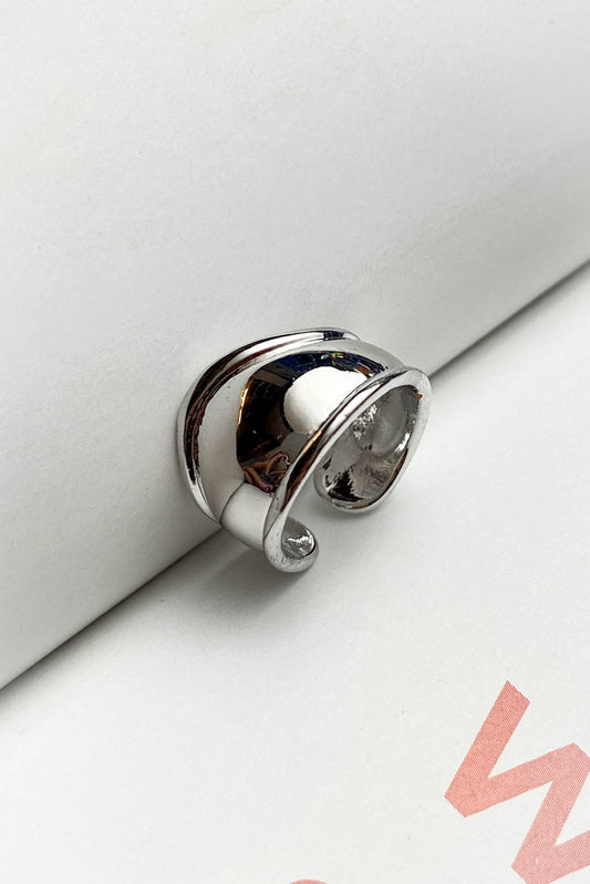 Pirinç Döküm Geniş Halka Yüzük Ayarlanabilir