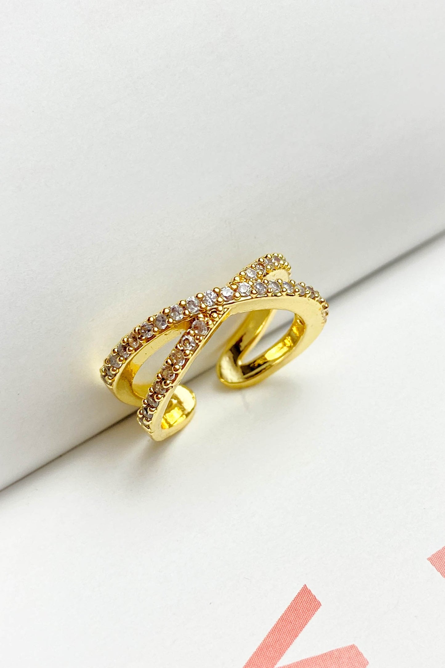 Pirinç Döküm Yüzük X Yüzük Gold Silver