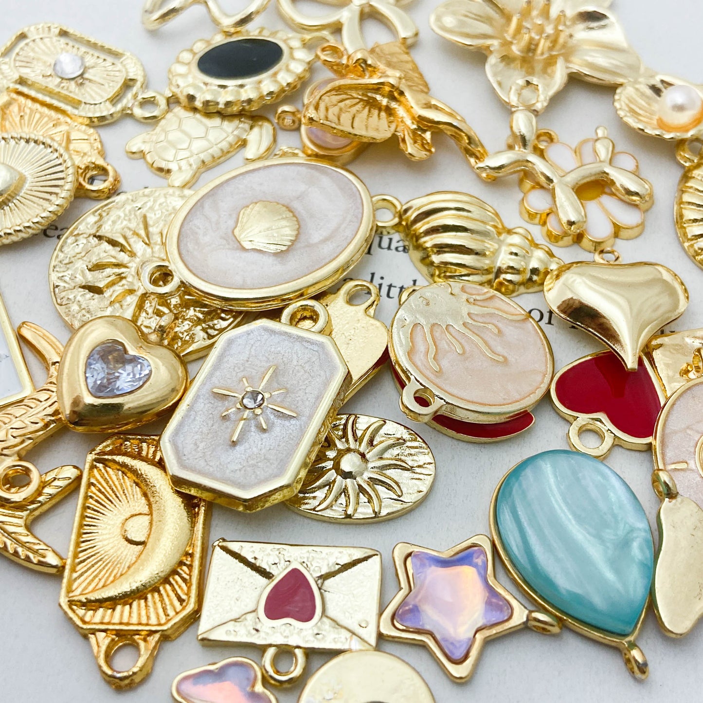 30 Adet Karışık Kolye Ucu ( Charm Set )