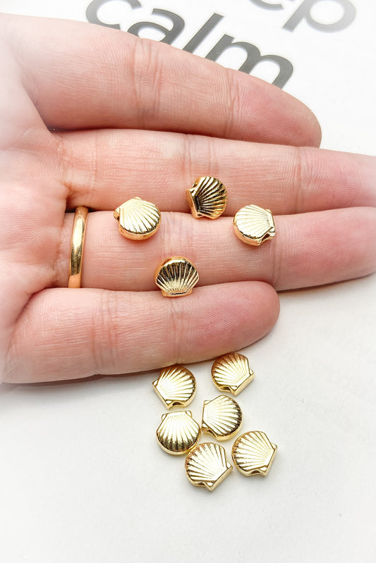 Metal Döküm Deniz Kabuğu Bileklik - Kolye Ara Aparatı Kaplama