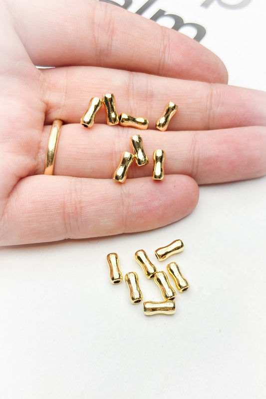 Metal Döküm Yamuk Boru Bileklik - Kolye Ara Aparatı Kaplama