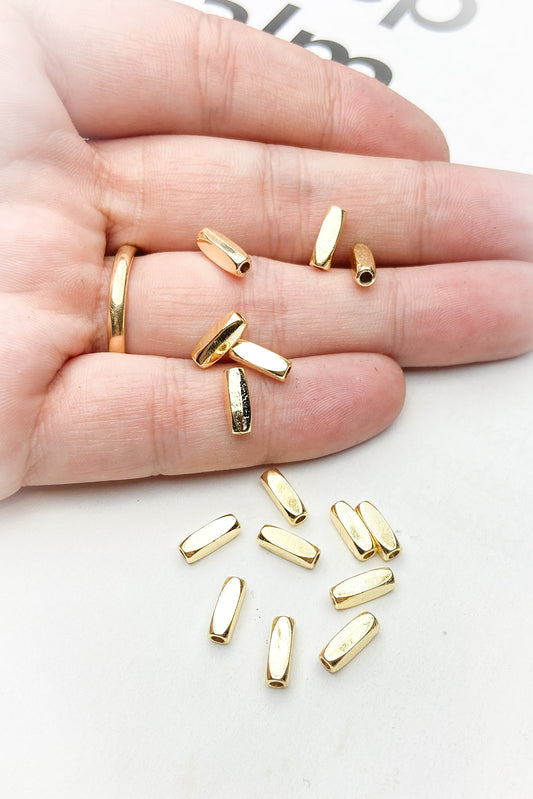 Metal Döküm Dörtgen Boru Bileklik - Kolye Ara Aparatı Kaplama