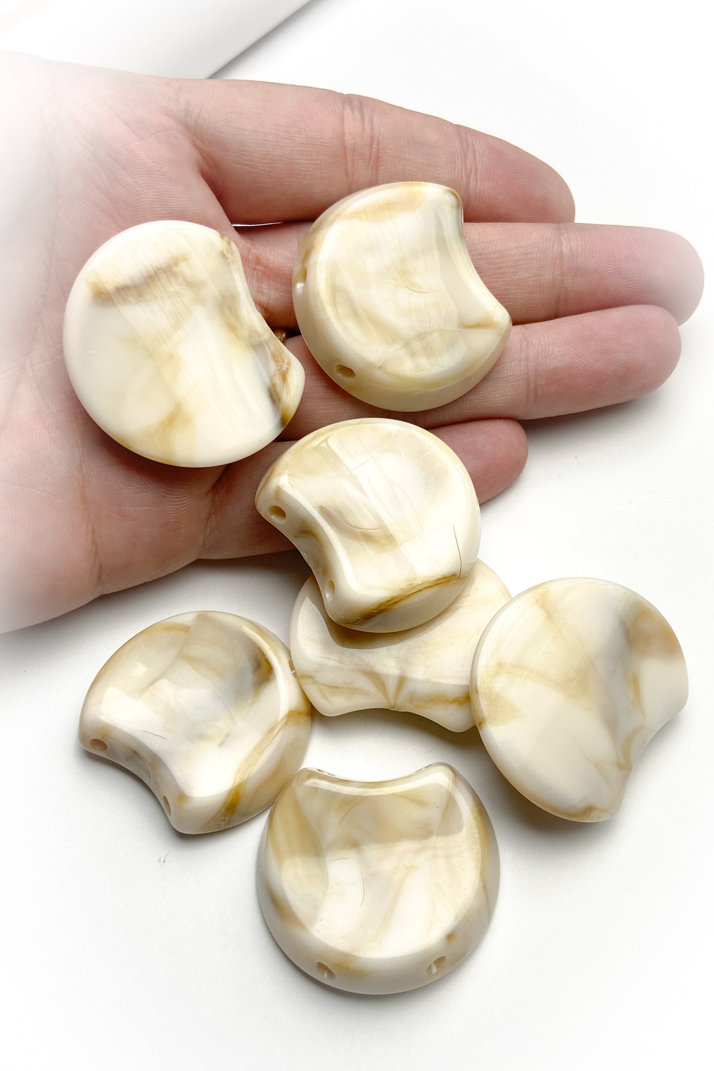 Sedef Oval Kemik Boncuk